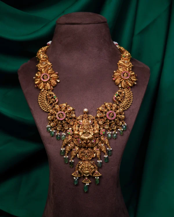 Nakshi Haram_Mangala Jewellery_Lakshmi Devi Necklace